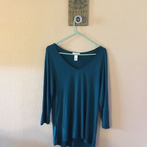 Casual V Neck Top